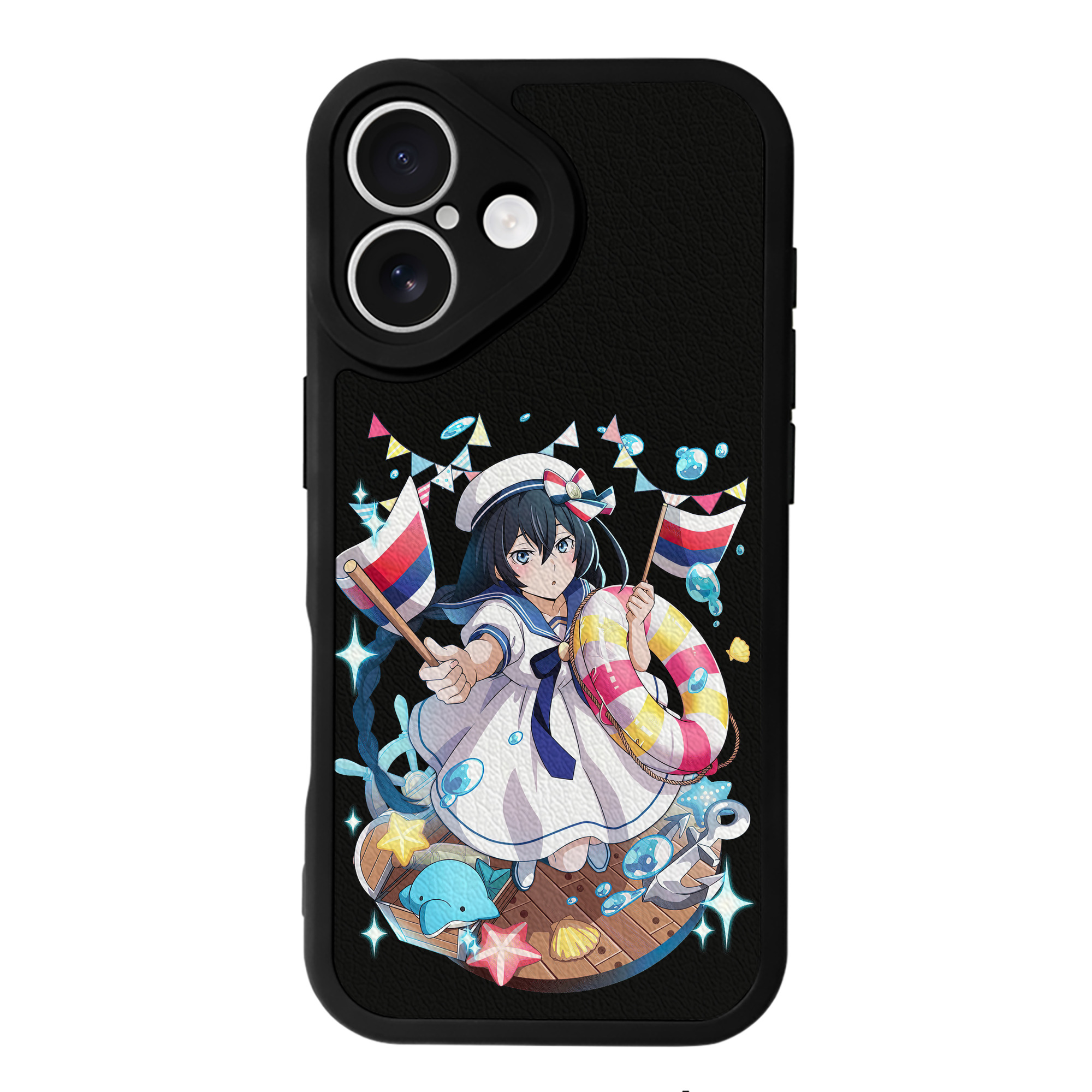 （画像用） 文豪ストレイドッグス Bungo Stray Dogs 【iPhone 16シリーズ対応】シリコンスマホケース（レザー調） 材質：シリコン